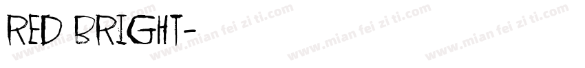 RED BRIGHT字体转换